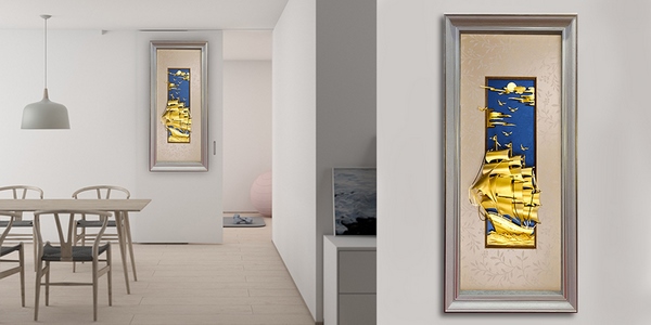 tranh thuyền buồm phong thủy