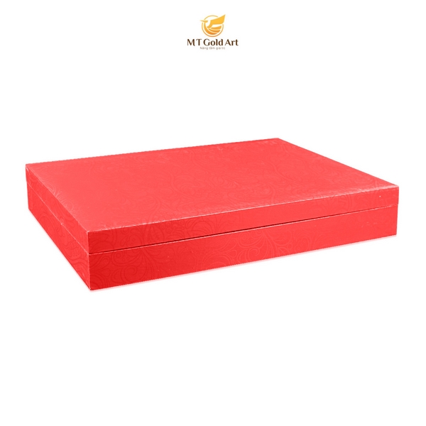 tranh hoa đào tết dát vàng 5