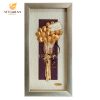 Tranh hoa tulip dát mạ vàng 24k