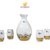 Bộ bình ly cao cấp đúc vàng lá 24k