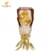 Bó hoa hồng 6 bông dát vàng (20cmx21cm)