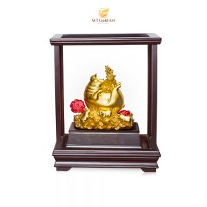 Tượng heo dát vàng 24K (M5)