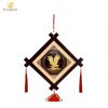 Tượng đại bàng tung cánh dát vàng (17x20x24cm)
