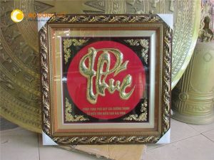 tranh đồng chữ phúc