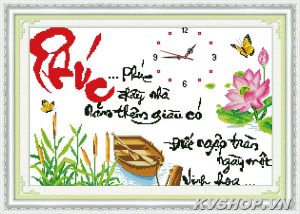 Tranh thêu chữ phúc