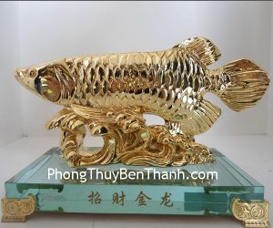 Tượng cá rồng bằng đồng