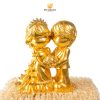 Tượng đôi cô dâu chú rể dát vàng 24k - quà cưới ý nghĩa