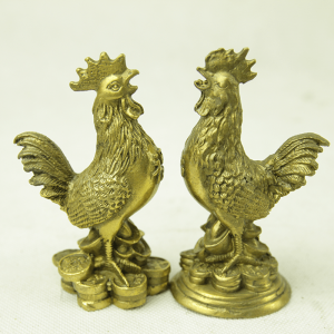 Tượng gà bằng đồng
