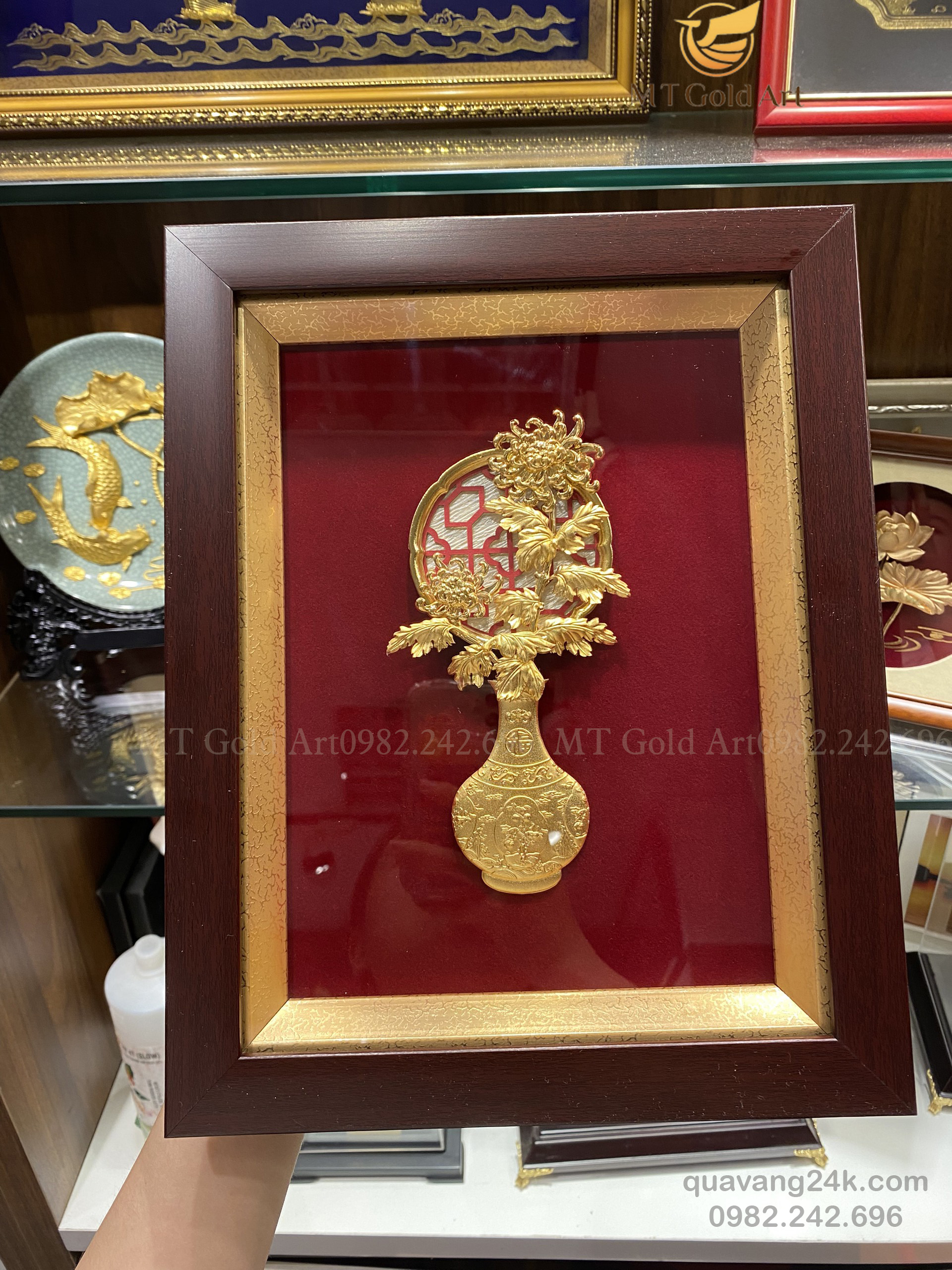 Tranh hoa cúc quà mừng thọ tuổi 70 ý nghĩa nhất Tranh hoa cúc quà mừng thọ tuổi 70 ý nghĩa nhất