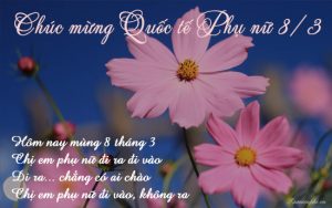 lời chúc 8-3 cho bạn bè