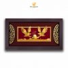 Tranh đại bàng tung cánh dát vàng (42x81cm)