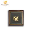Tranh đại bàng tung cánh dát vàng (24x24cm)