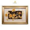 Tranh vườn hoa hồng dát vàng (40x60cm)
