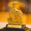 Tượng dê dát vàng (14x17x22cm)
