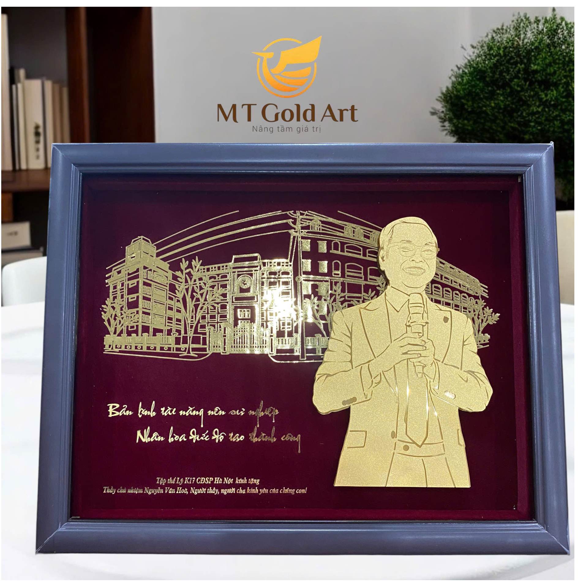 tranh chân dung quà tri ân thầy cô ấn tượng ý nghĩa