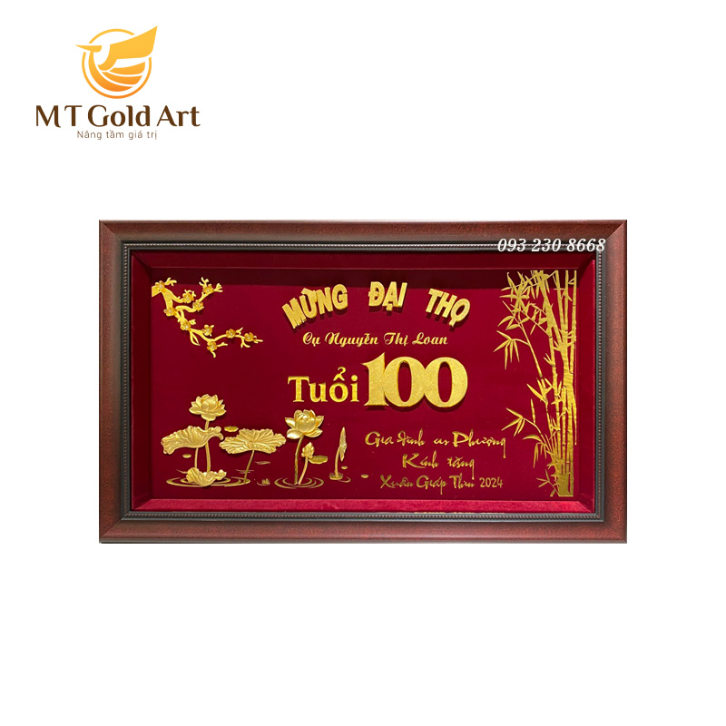 Quà mừng thọ cụ tuổi 100 ý nghĩa độc đáo nhất Quà mừng thọ cụ tuổi 100 ý nghĩa độc đáo nhất