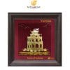 Tranh tháp rùa Hà Nội ( 20 x 20 cm)