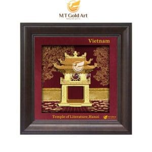 Tranh văn miếu Quốc Tử Giám( 20 x 20 cm )