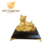 Linh vật mèo mạ vàng - Quà tết 2023