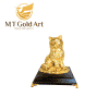 Tượng mèo mạ vàng - Quà tết 2023