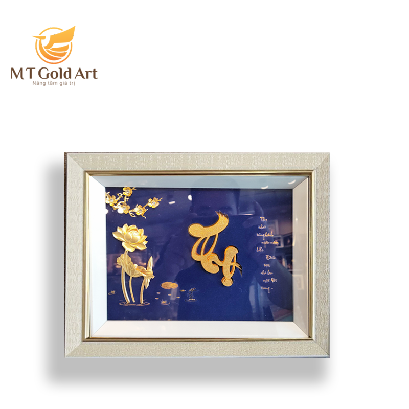 Quà mừng thọ cụ tuổi 70 ý nghĩa độc đáo - tranh chữ thọ hoa sen Quà mừng thọ cụ tuổi 70 ý nghĩa độc đáo - tranh chữ thọ hoa sen