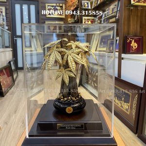 Quà kỷ niệm 25 năm thành lập công ty - chậu im tièn tài lộc